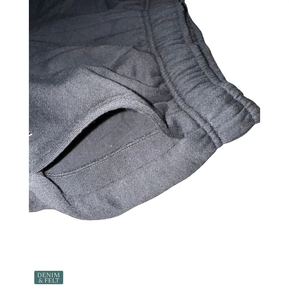ALO Yoga Accolade Sweat Shorts‎ Black Athleisure Lounge Minimalist Elastic Waist